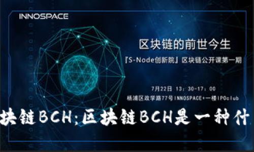 了解区块链BCH：区块链BCH是一种什么币种？